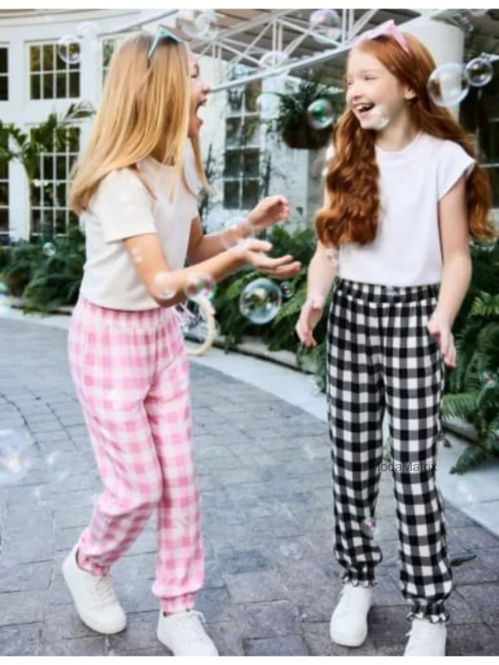 Girls Bamboo Viscose Pajama Jogger Pants Comfy Lounge PJs 4-12Y